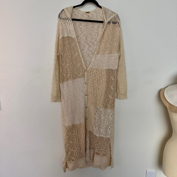 Free People Sweaters - Free People Magic Dragon Patchwork Cardigan Sweater